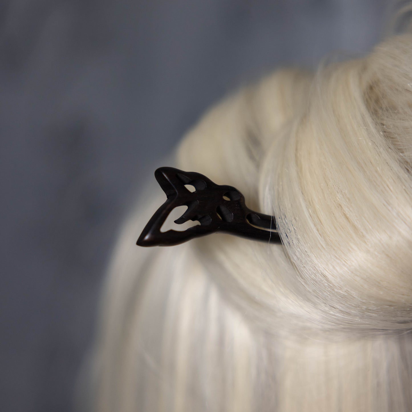 Ebony wood hairpin, butterfly 黑檀木发簪-蝴蝶