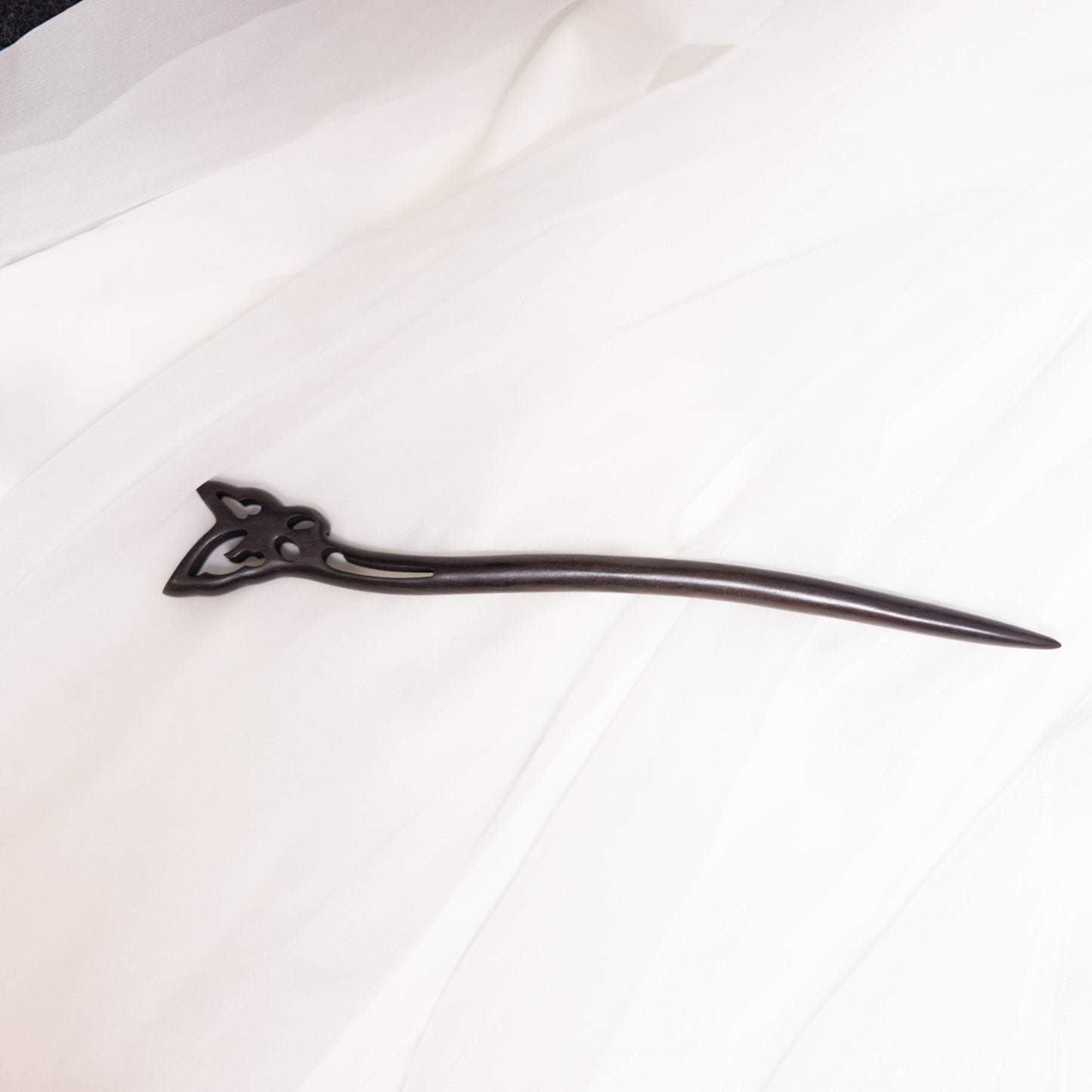 Ebony wood hairpin, butterfly 黑檀木发簪-蝴蝶